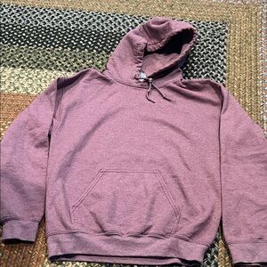 Gildan Women's Mauve Hoodie with “Always take the scenic route” on the back!